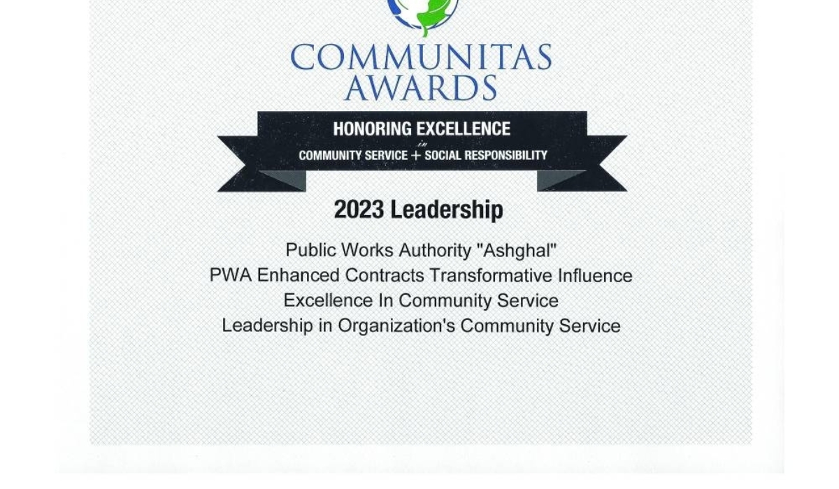 Global Recognition Won By Ashghals Local Areas Infrastructure Programme